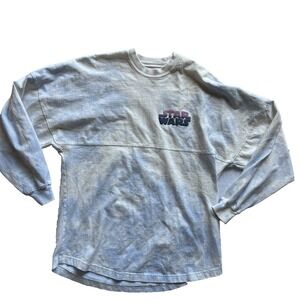 Disney Star‎ Wars Cloud City Spirit Jersey Adult Size S Blue Tie Dye 3D Graphic